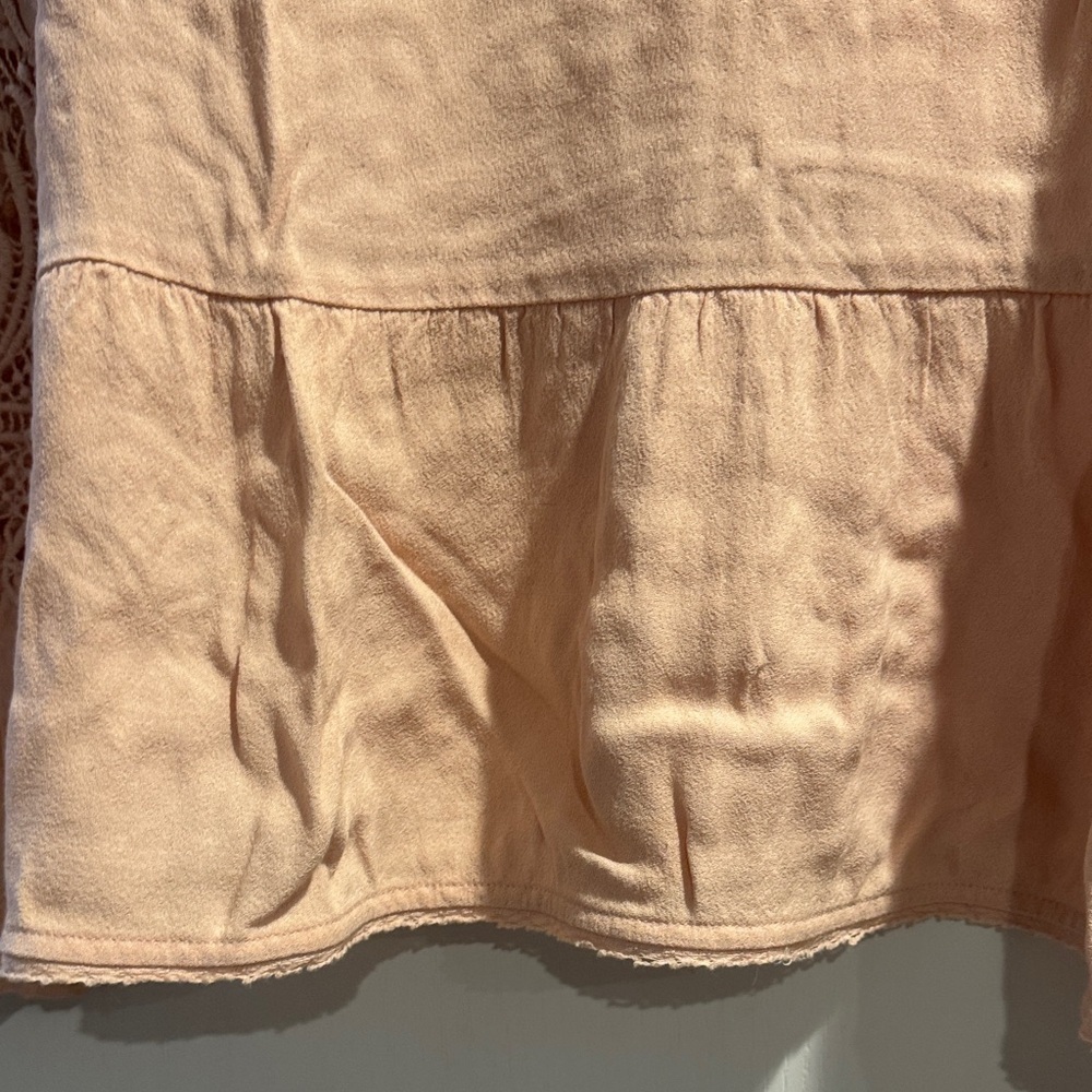 Joie Blush Lace Detail Blouse - Picture 3 of 7